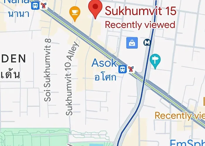 公寓 6th Avenue Sukhumvit Bkk 408 Bts Asoke Nana Mrt Sukhumvit